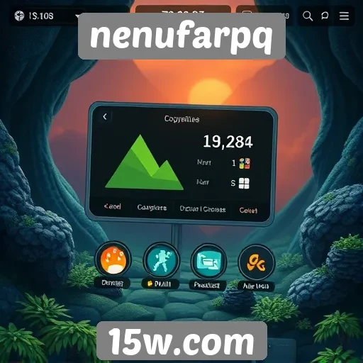 explorando a interface do usuário do nenufarpq